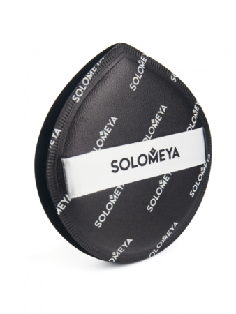 Спонж для макияжа каплевидный Черный Solomeya Rubycell Makeup Sponge Black, 1 шт
